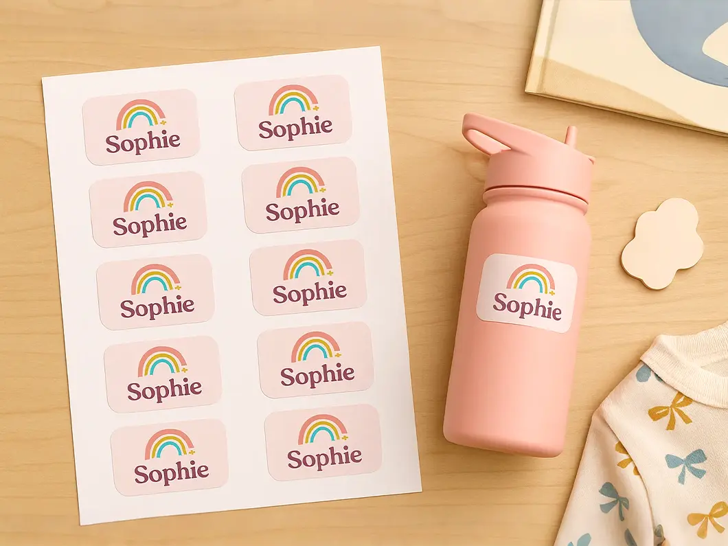 Kids Name Labels - View 2