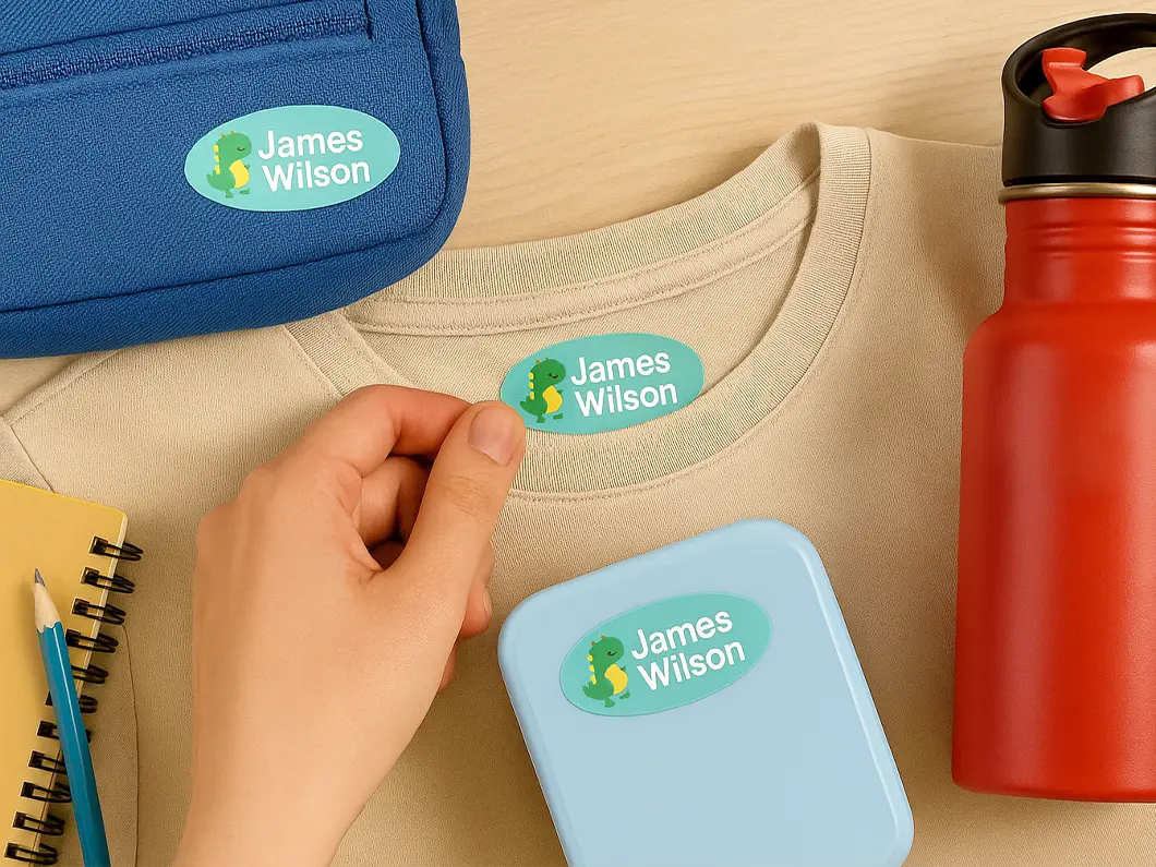 Kids Name Labels - View 3