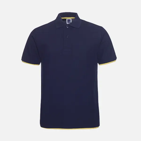 Navy Blue – Yellow Trim