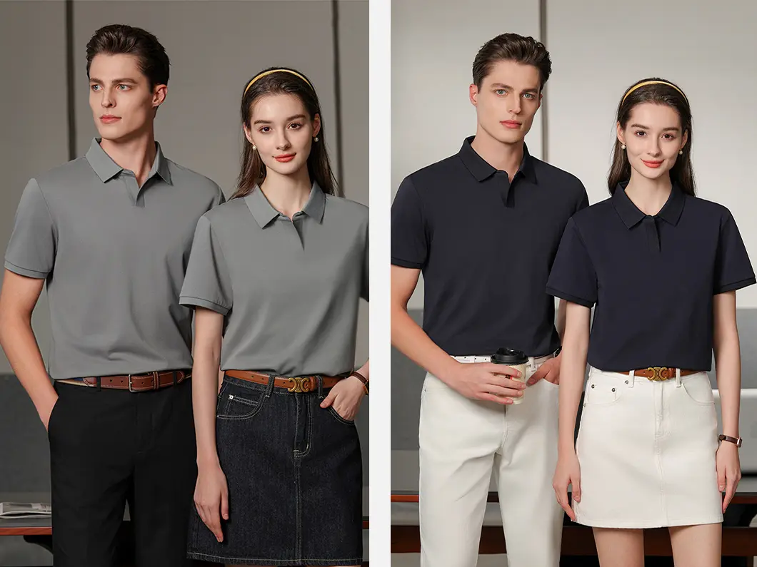 Minimal Pique Polo Shirt - View 4