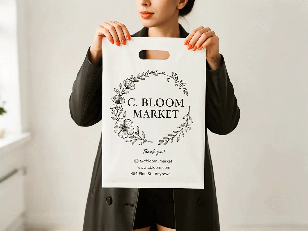 Die-Cut Plastic Bags - View 3