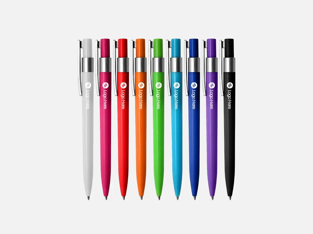 Frosted Euro Click Pen