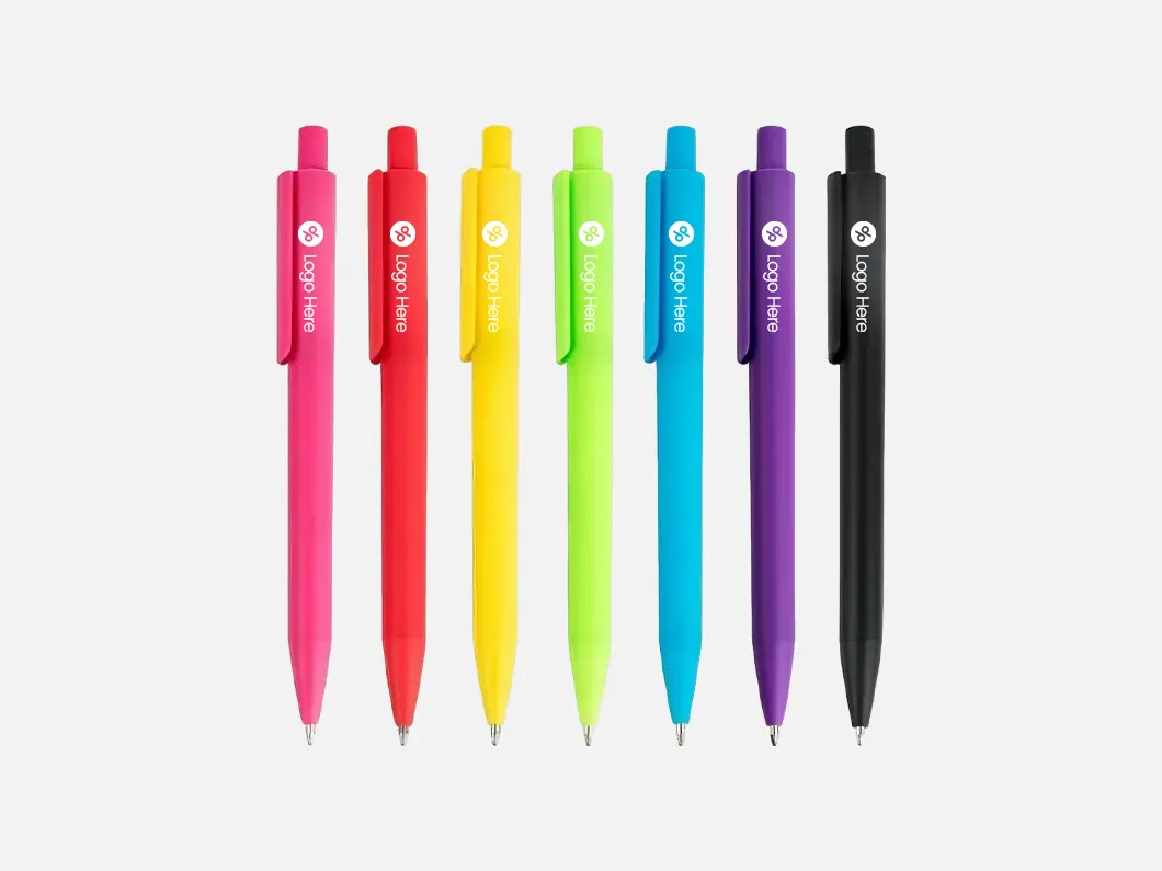 Frosted Color Click Pen - Overview