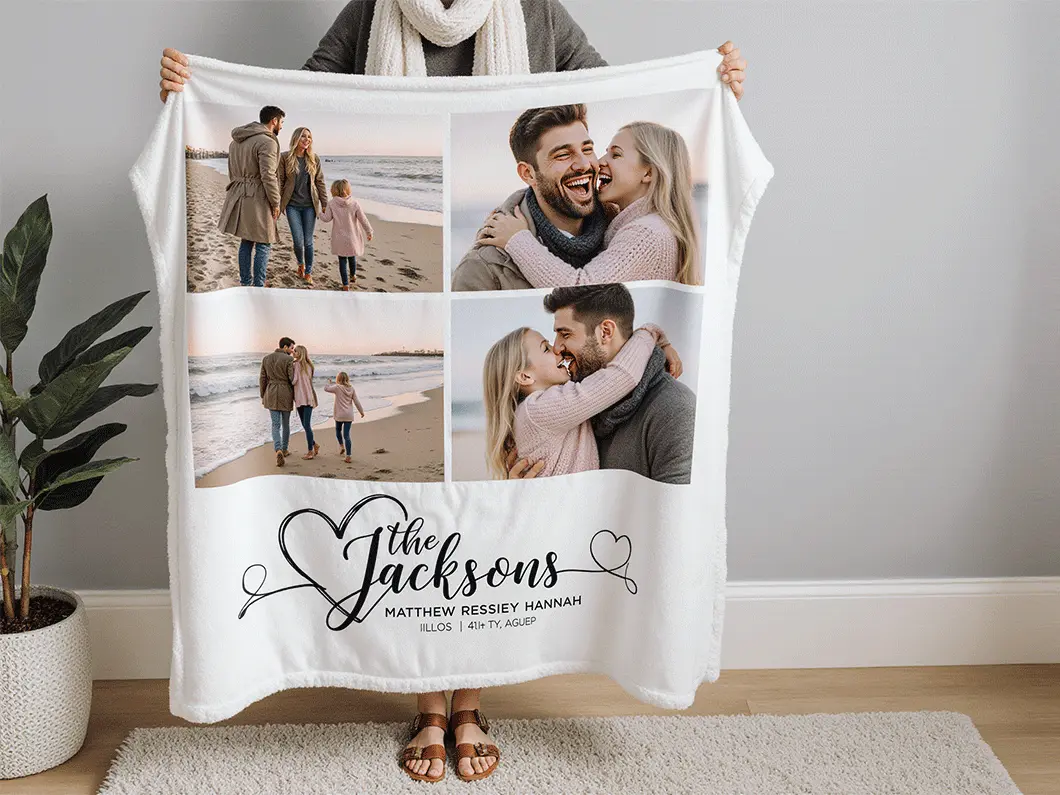 Personalized Photo Blankets - View 3