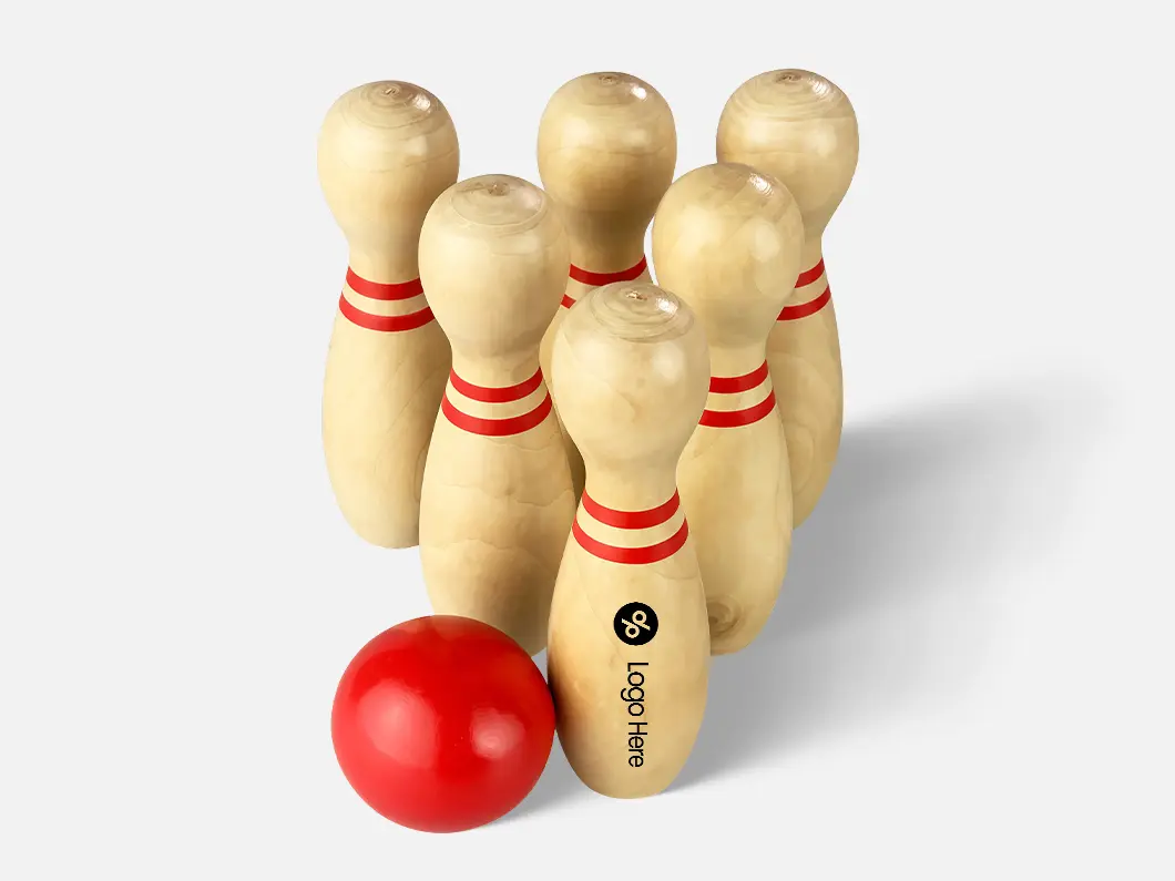 Wooden Bowling Set