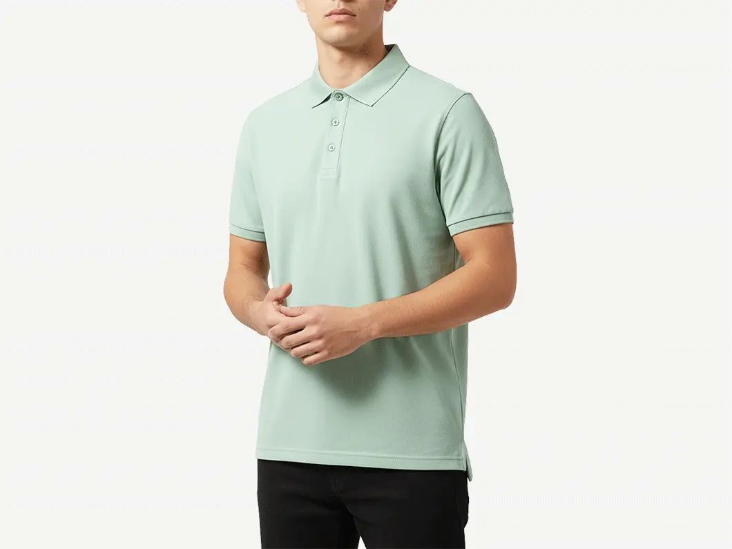 Essential Cotton Pique Polo Shirt - View 1