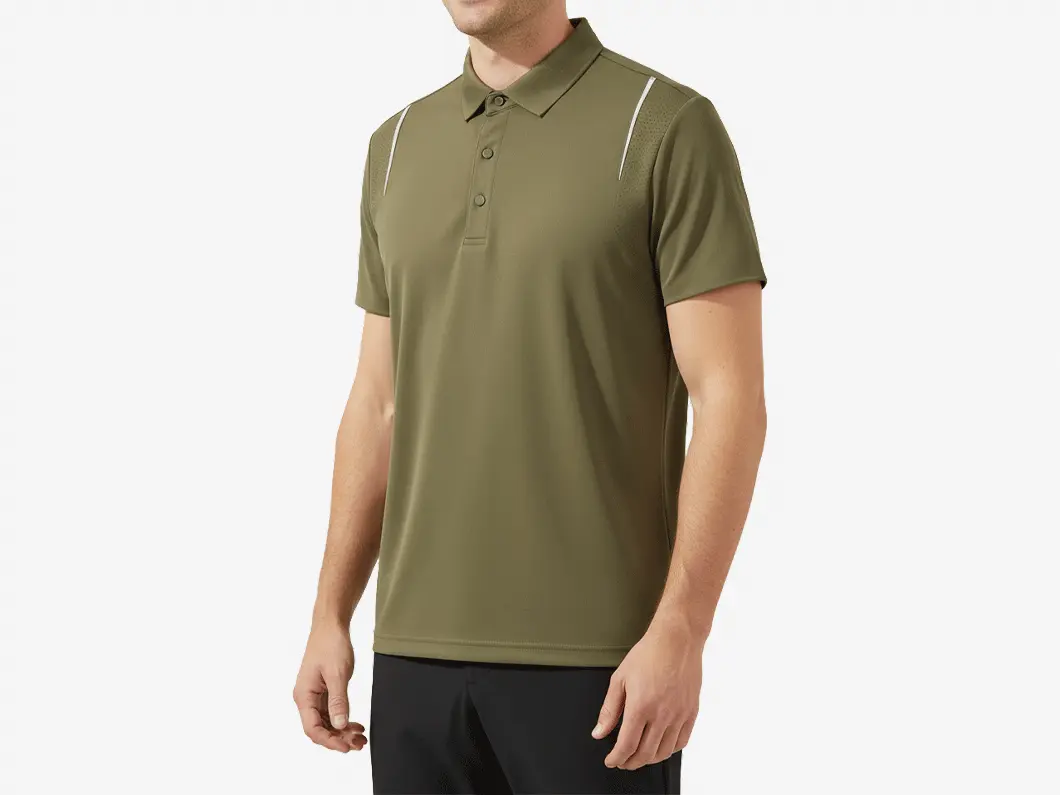 Stretch Active Polo Shirt - View 1