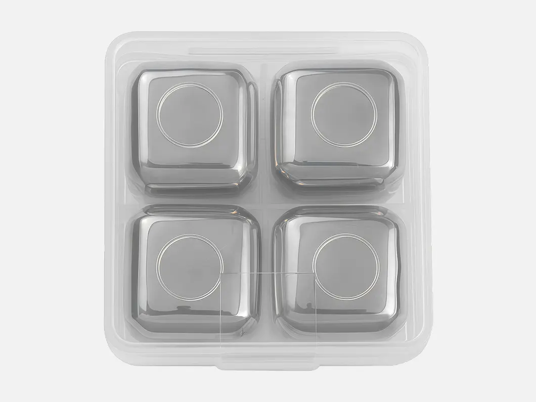 FrostCube Stainless Steel Ice Cubes