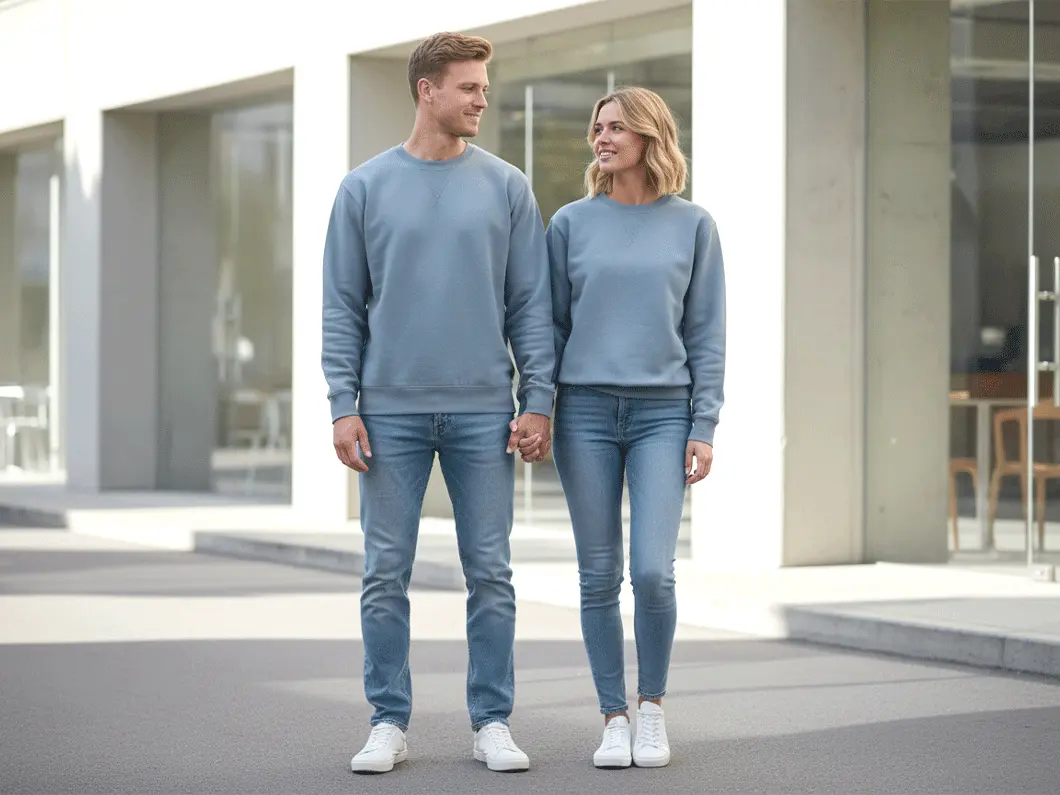 V-Stitch Terry Sweatshirt - View 2