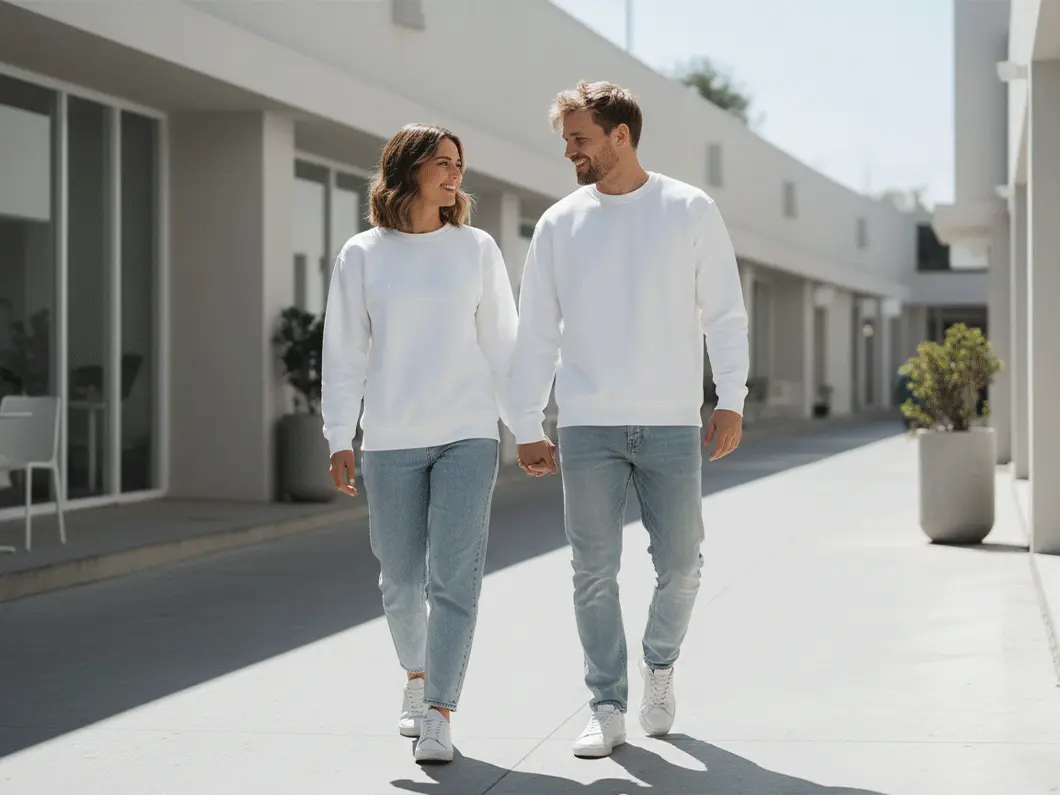 Minimalist Crewneck Sweatshirt - View 2