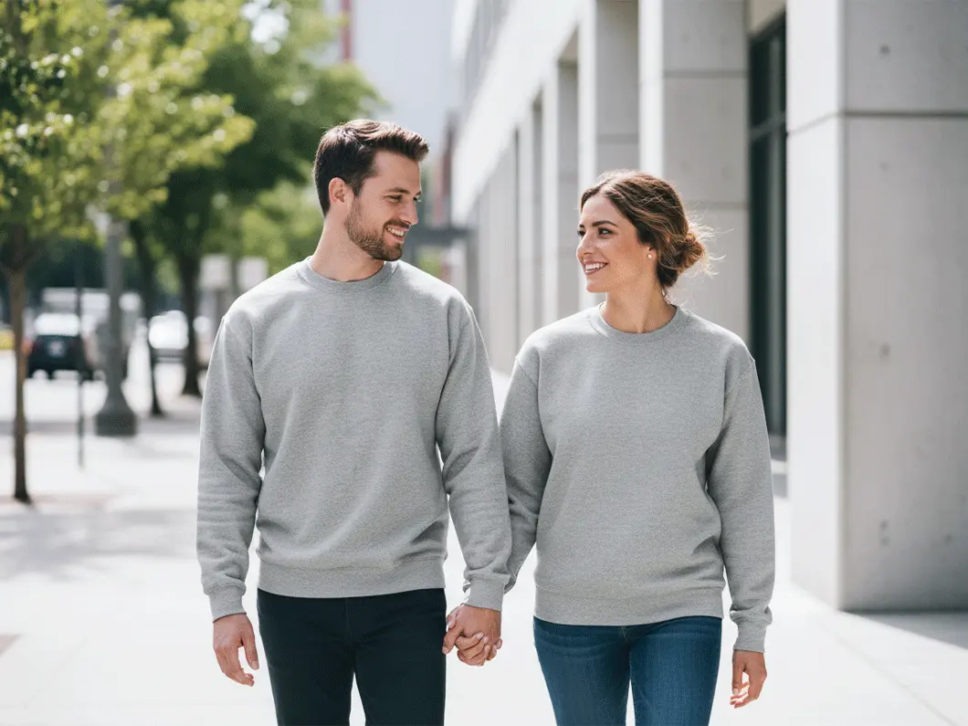 Blank Crewneck Sweatshirt by Gildan - View 1