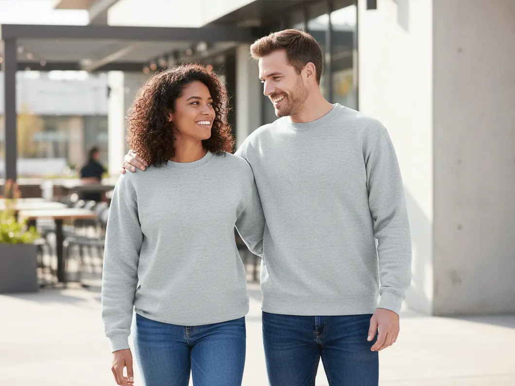 Blank Crewneck Sweatshirt by Gildan - View 3
