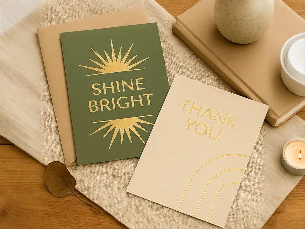 Raised Foil Postcards - View 2