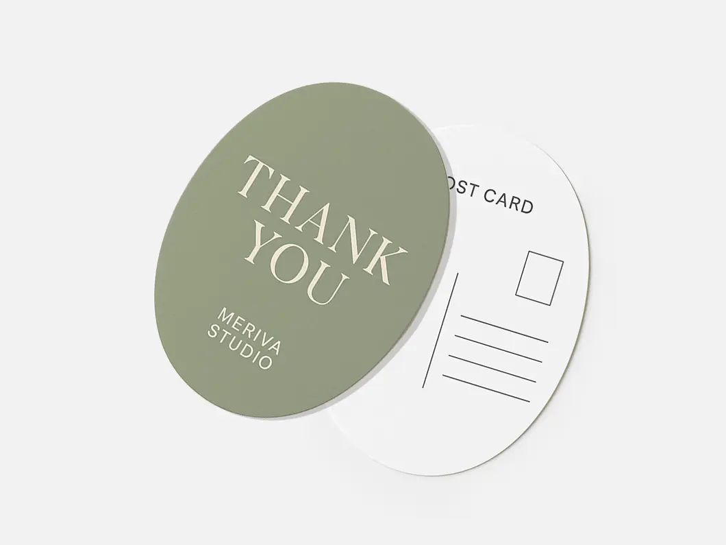 Die-Cut Postcards