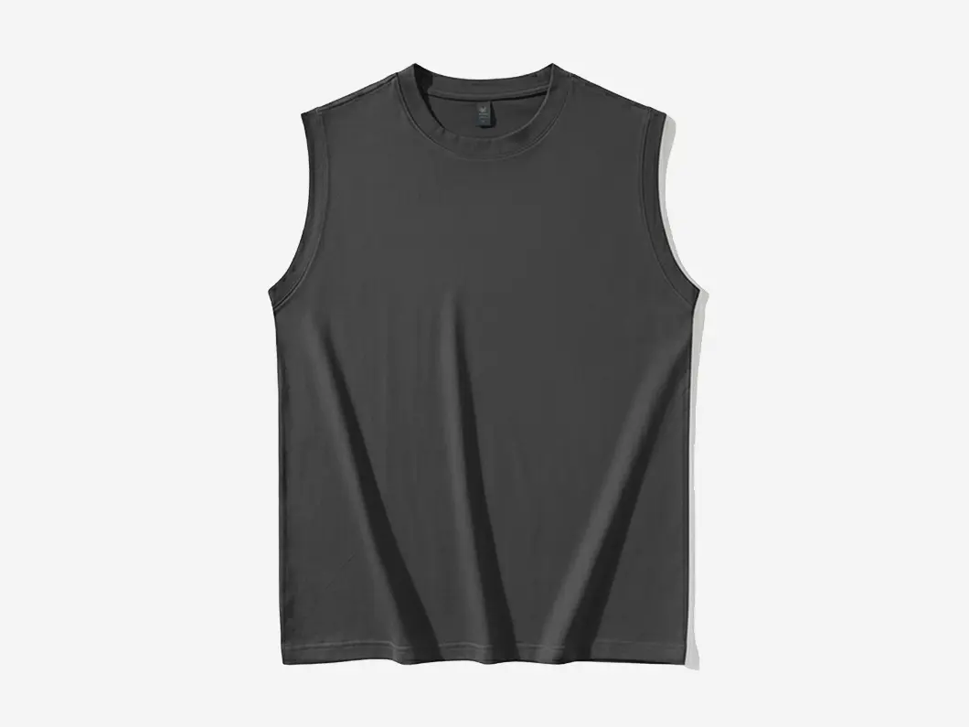 Men’s Relaxed Fit Cotton Tank Top - View 2
