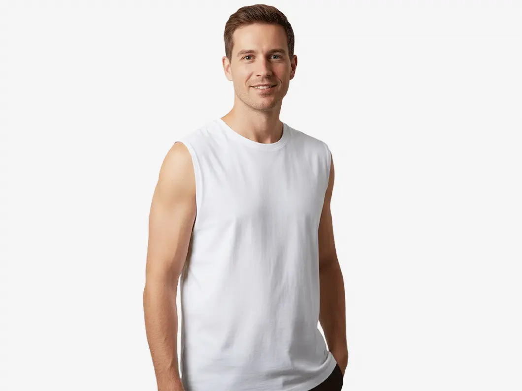 Unisex Affordable Cotton Tank Top - View 3