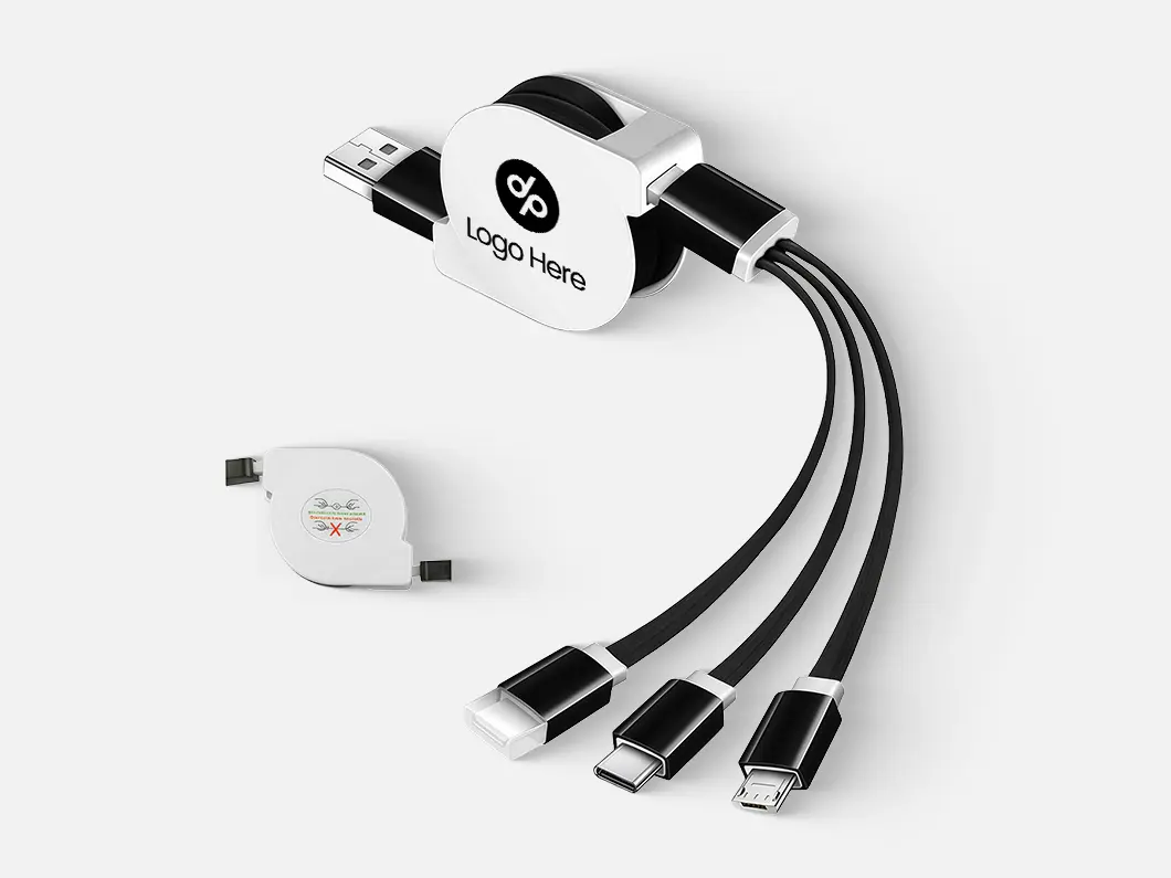 3-in-1 Retractable Charging Cable