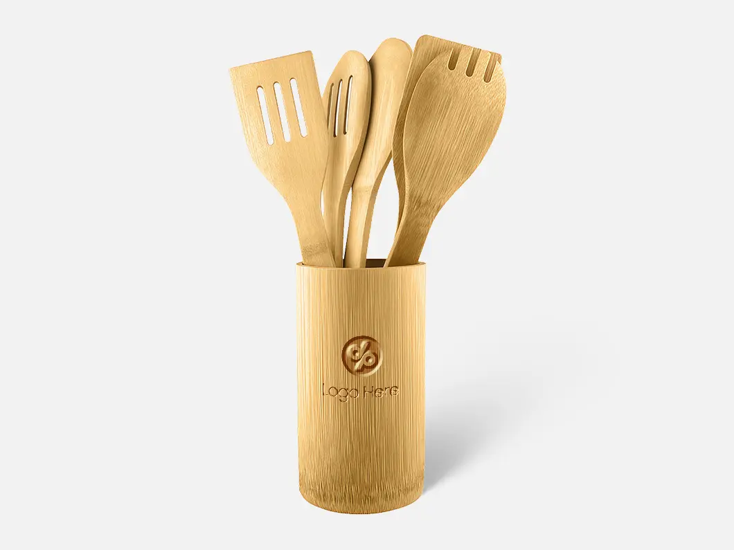EcoBrew Bamboo Kitchen Utensil Set