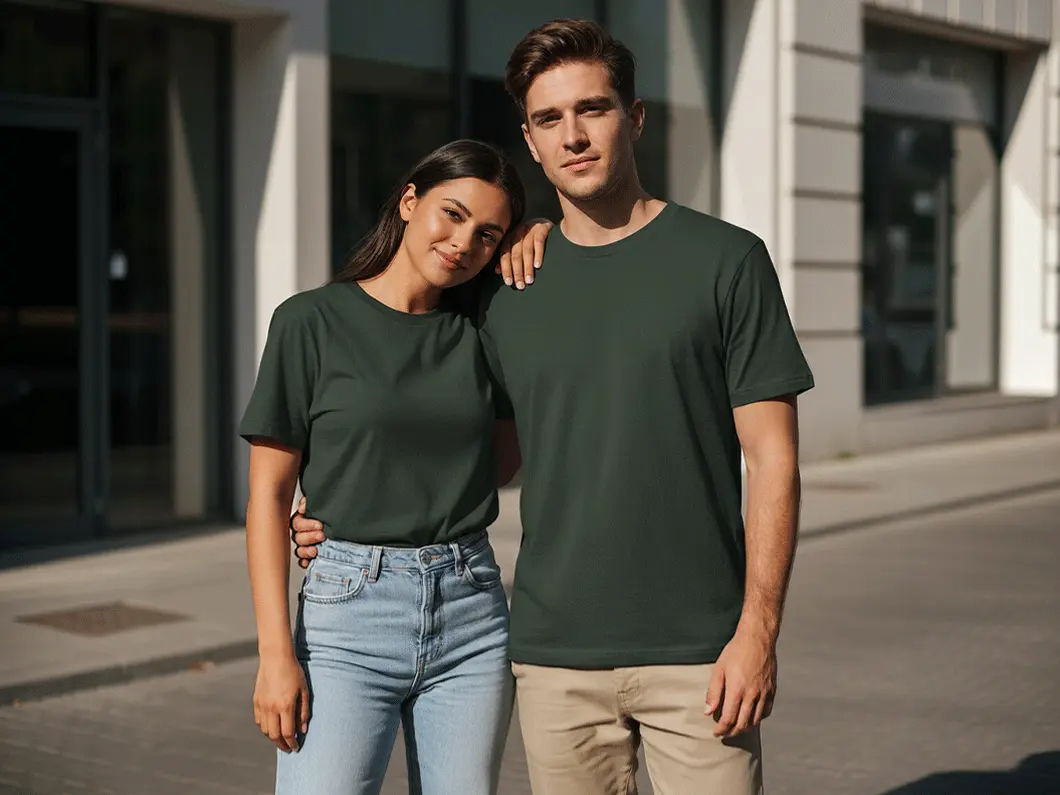 Cotton-Sorona Blend T-Shirt - View 1