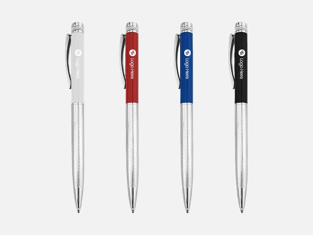 Two-Tone Metal Click Ballpoint Pen - Overview