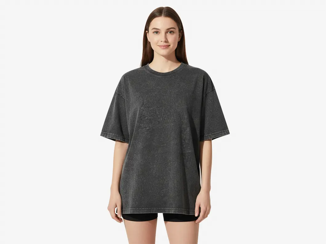 Washed Cotton T-Shirt - View 3