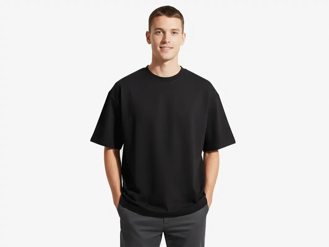 Cotton-Sorona Blend Oversized T-Shirt