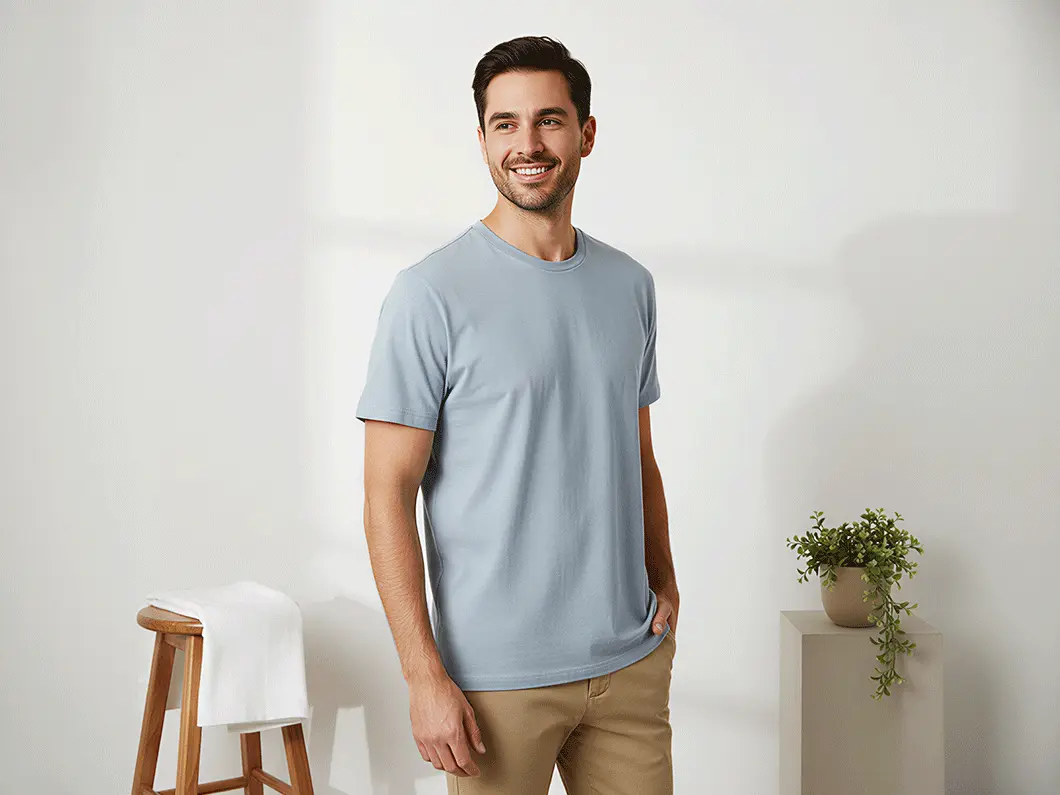Classic Color Cotton T-Shirt - View 2
