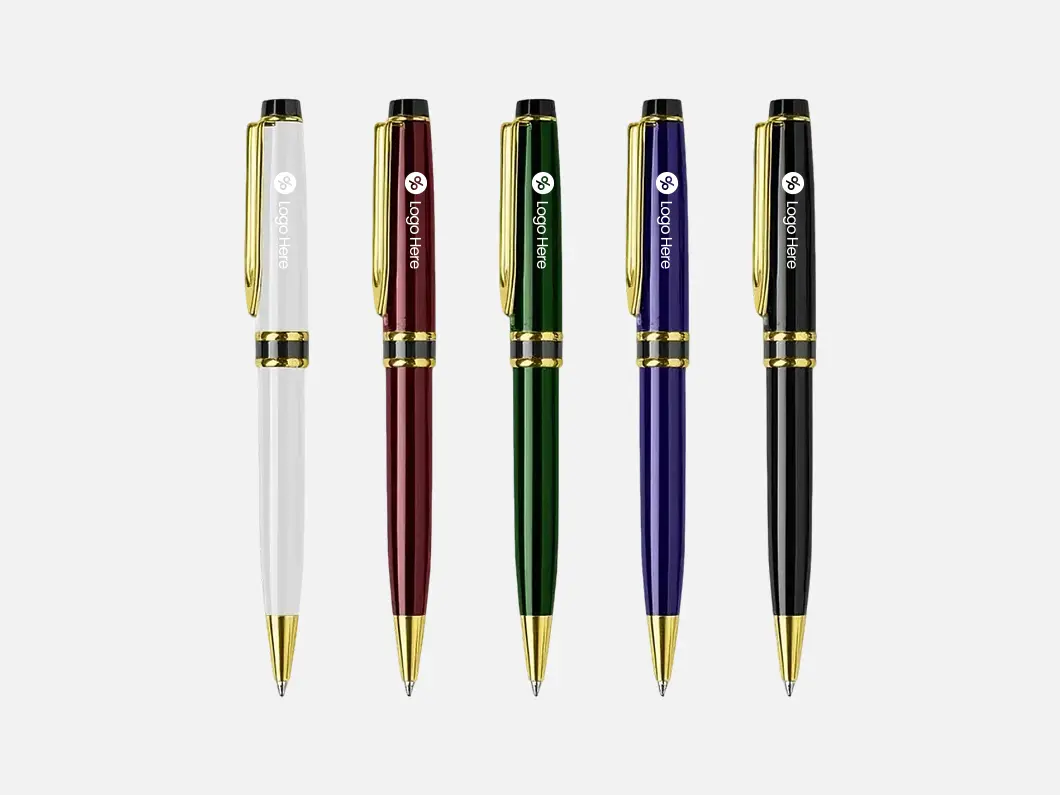Premium Brass Pen with Gold Accents - Overview