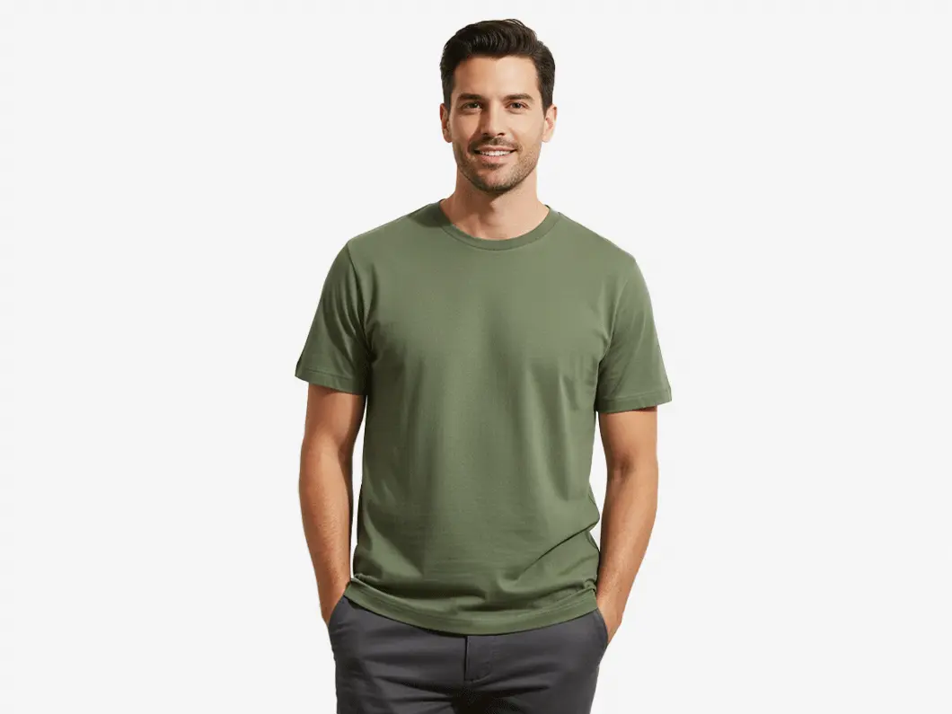 Vibrant Color Cotton T-Shirt - View 2