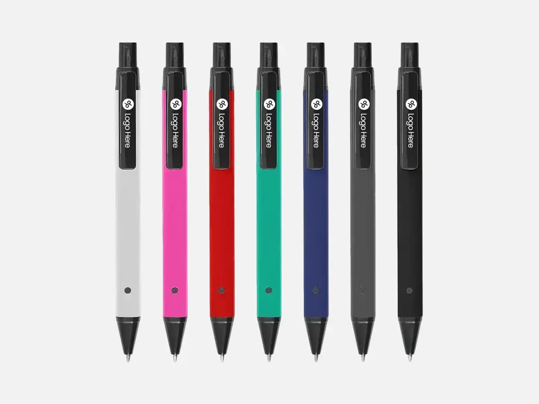 Clip-Top Matte Aluminum Ballpoint Pen