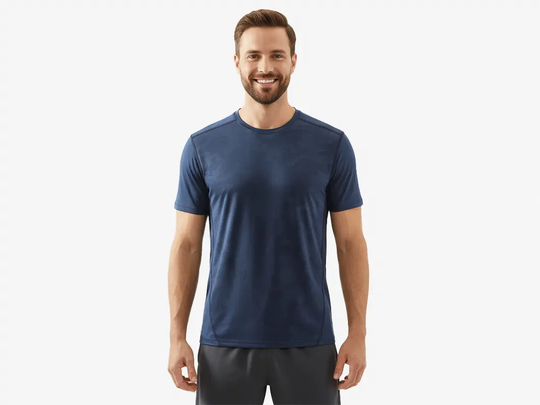 Embossed Active T-Shirt - View 2
