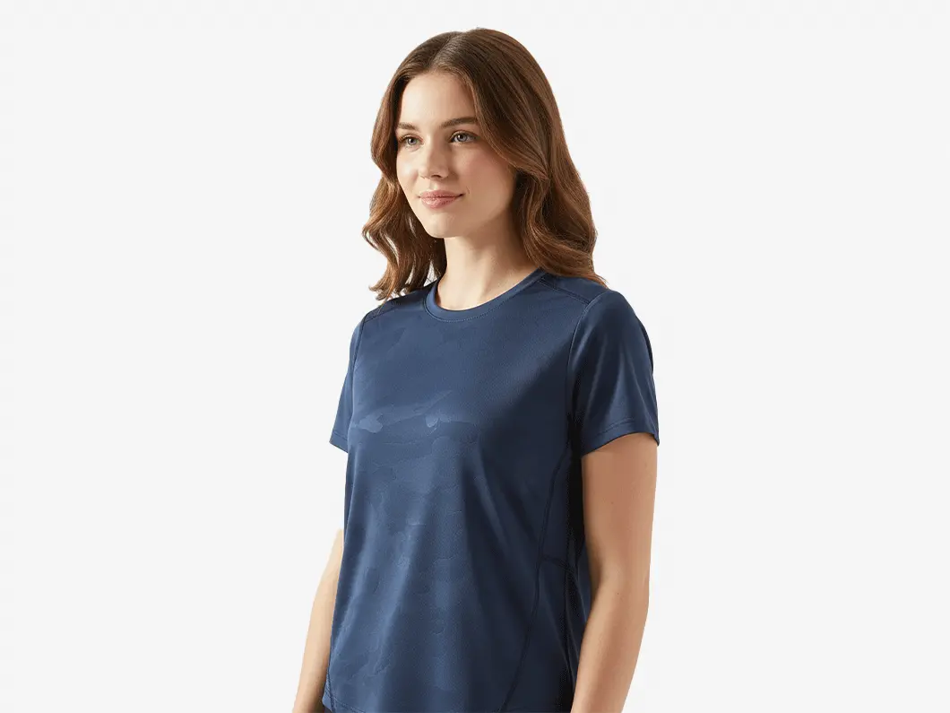 Embossed Active T-Shirt - View 3
