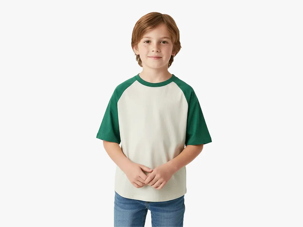 Youth Color Block Raglan T-Shirt