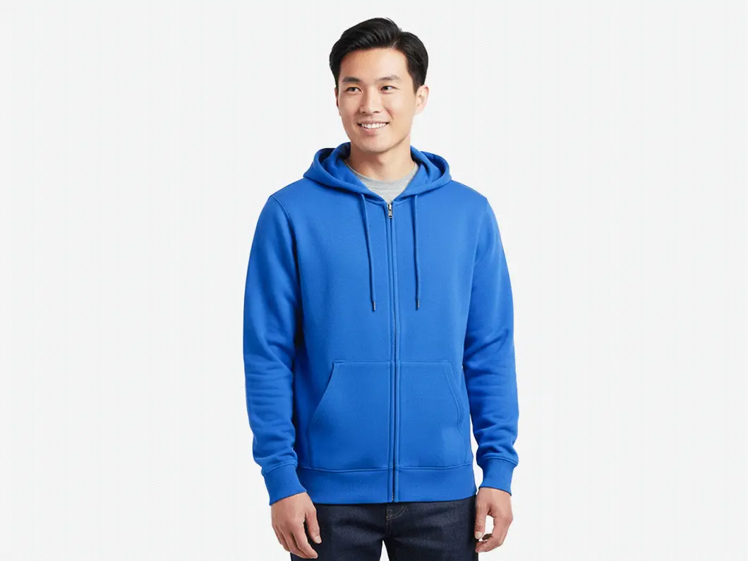 Casual Fleece Zip Hoodie - View 2