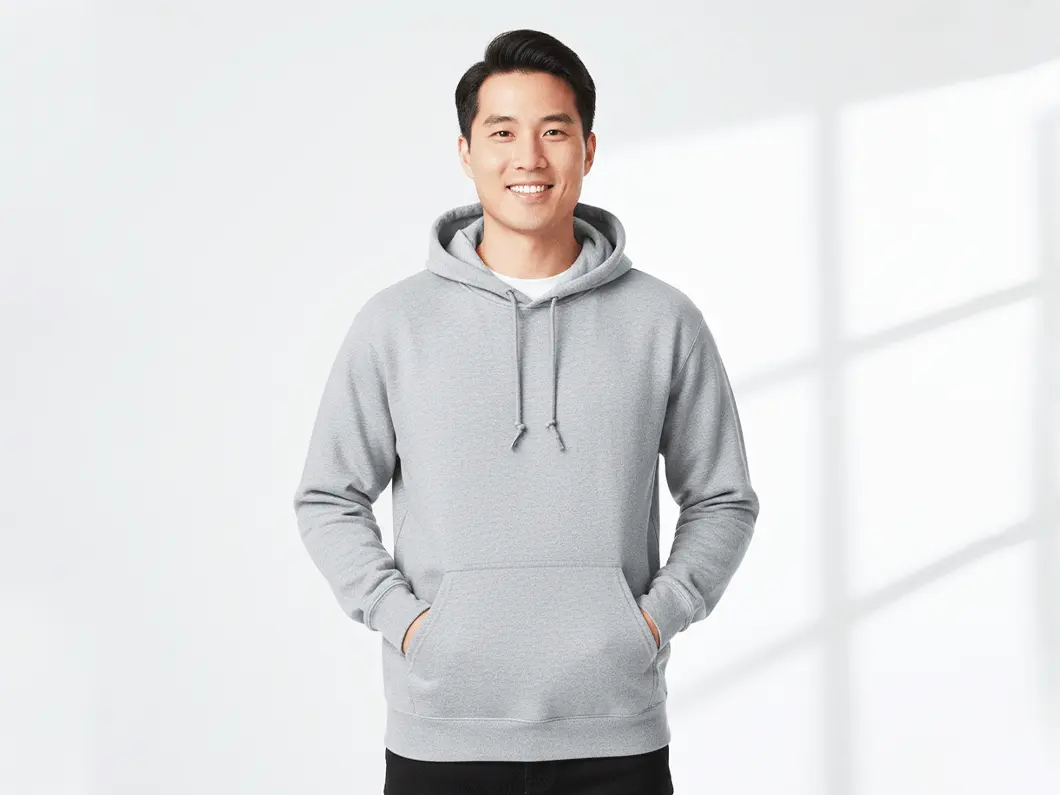 Blank Pullover Hoodie by Gildan - View 3