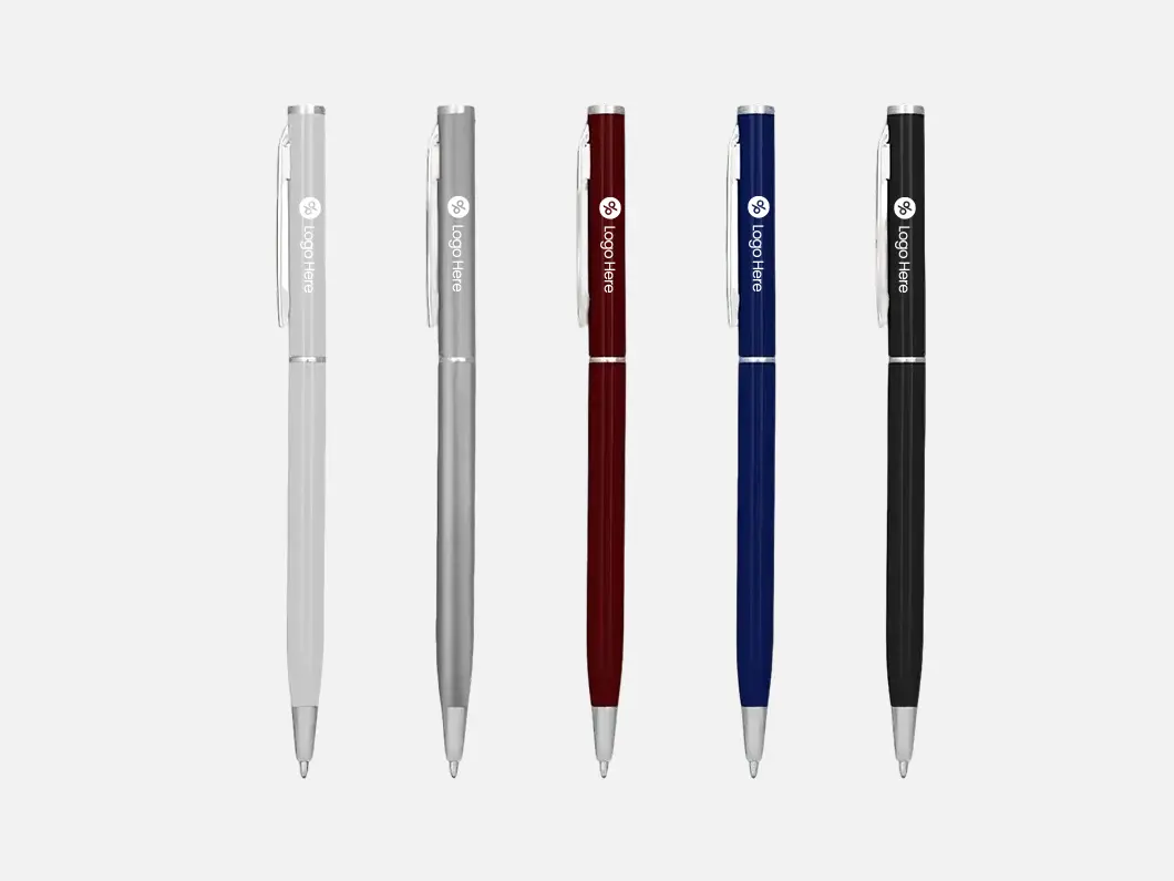 Slim Aluminum Click Ballpoint Pen