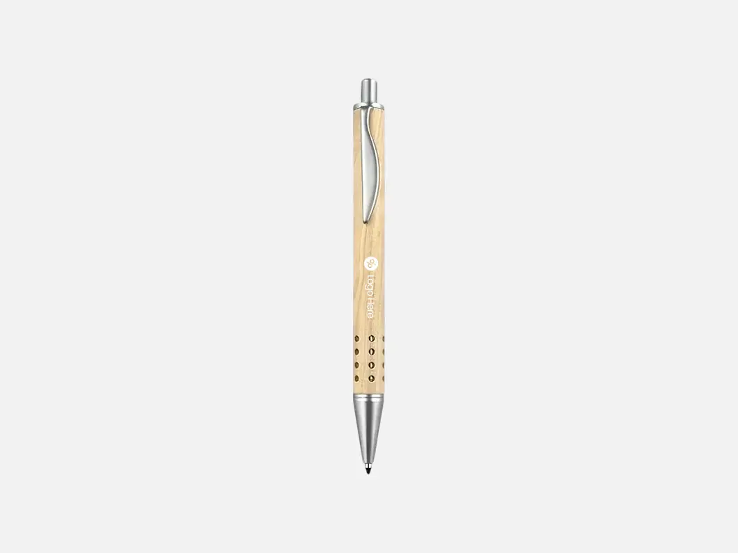 Bamboo Silver Trim Pen - Overview