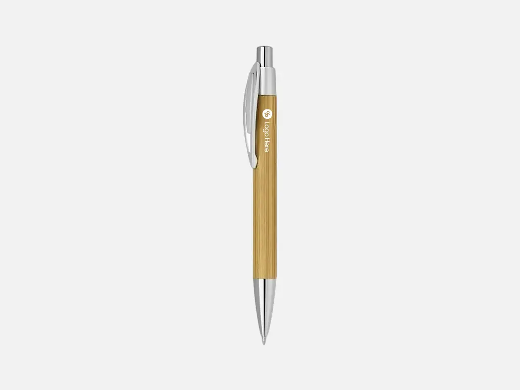Bamboo Silver Accent Pen