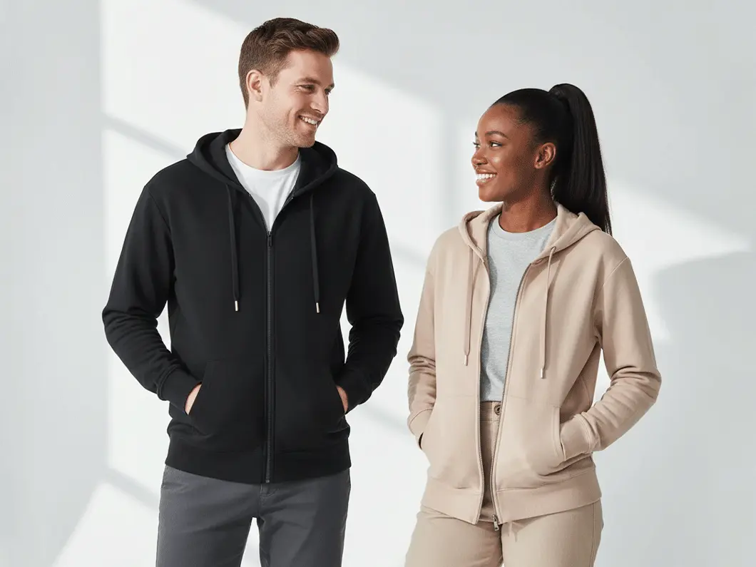Classic Full-Zip Hoodie - View 1