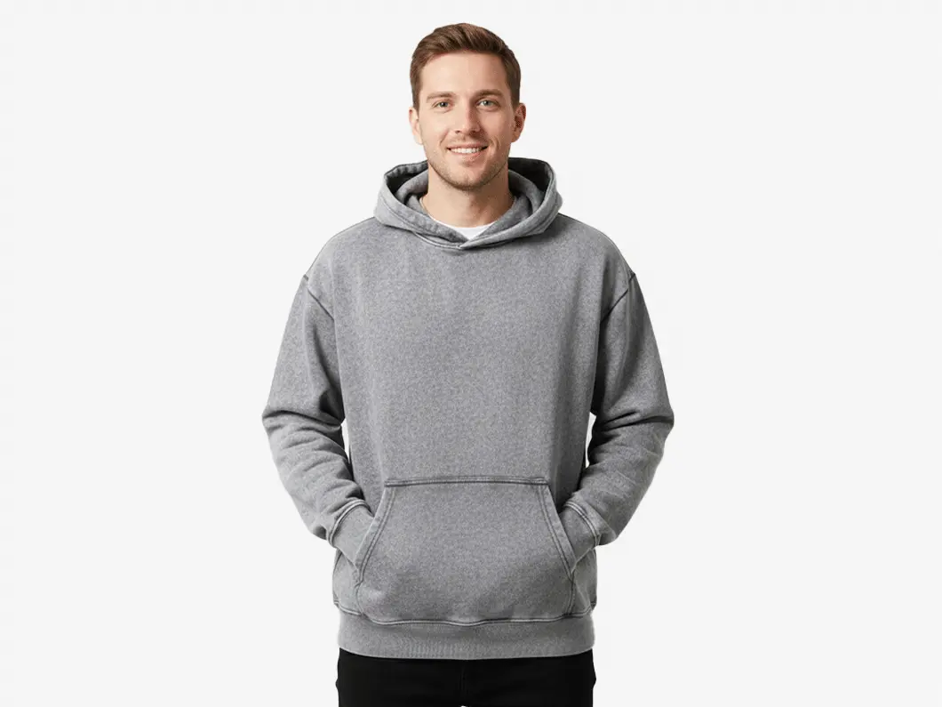 Heavy Vintage Washed Hoodie - View 3