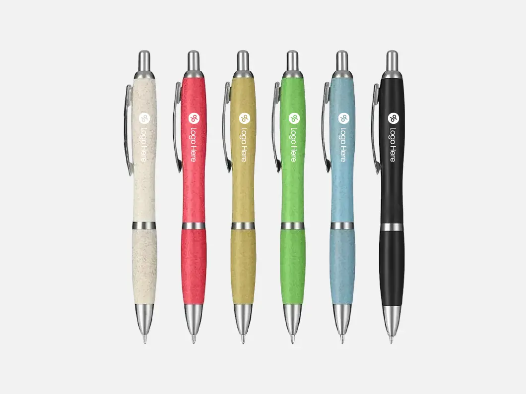 Wheat Straw Comfort Grip Pen - View 1