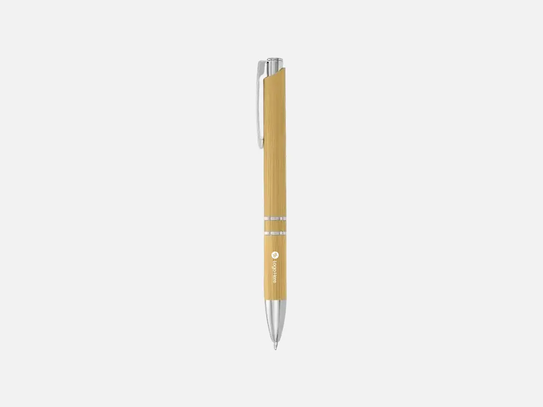 Bamboo Gel Ballpoint Pen - View 1