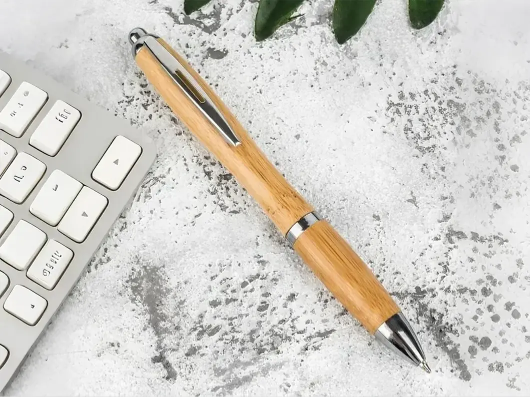 Bamboo Fiber Ballpoint Pen - View 2