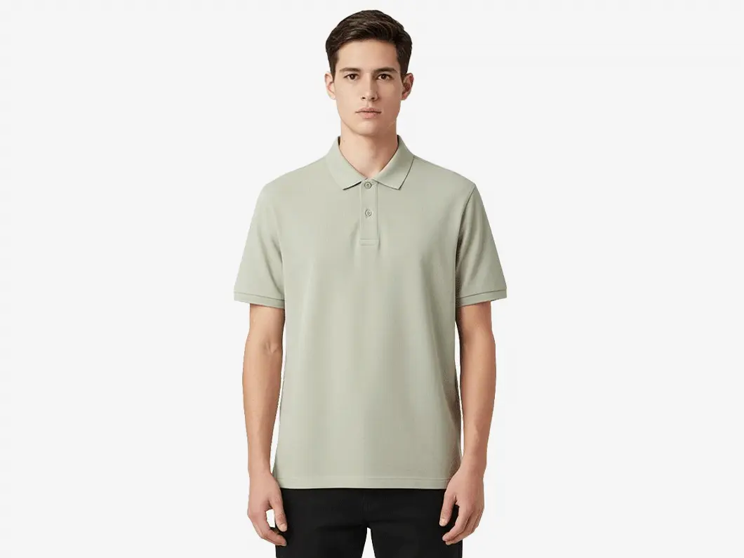 Structured Cotton Pique Polo Shirt