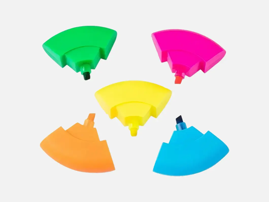 5 Color Round Highlighter - View 3