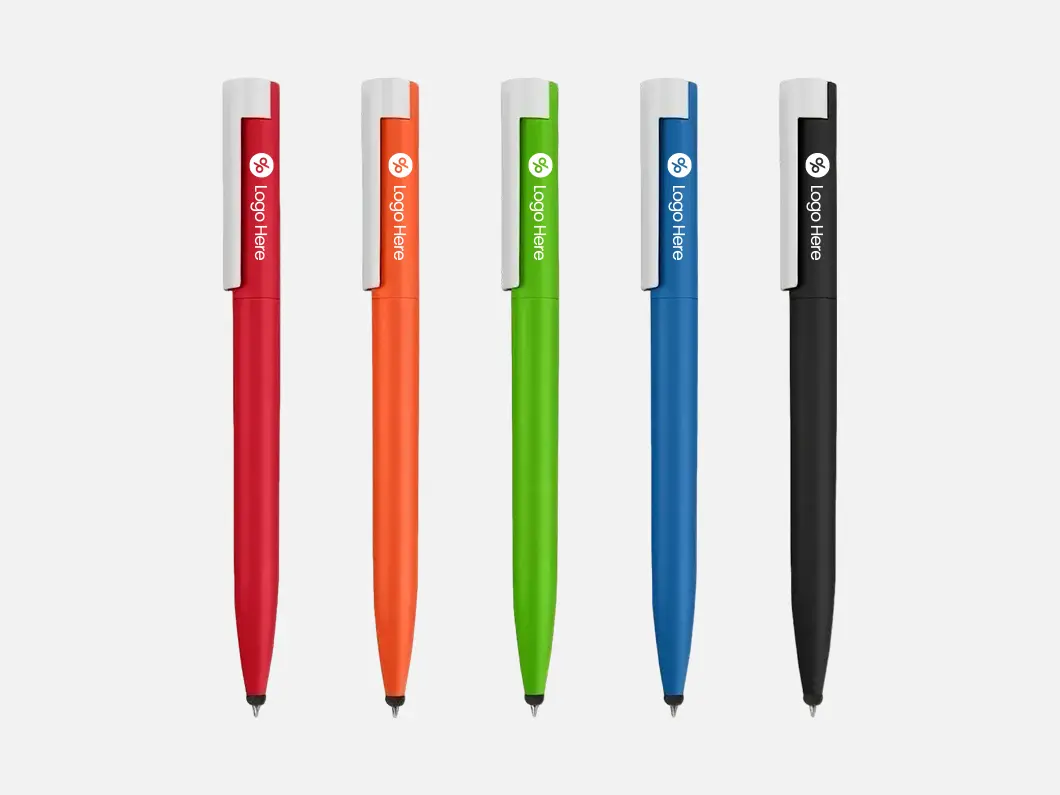 Stylus Pen with White Clip - View 1