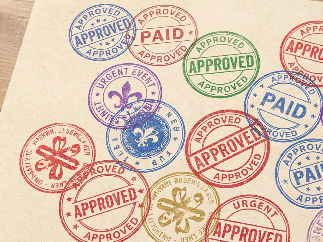 Circle Self-Inking Stamps - View 5