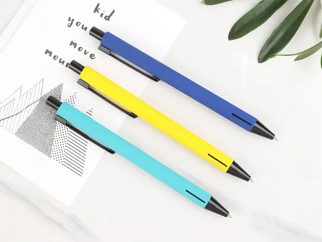 Matte Aluminum Click Pen - View 2