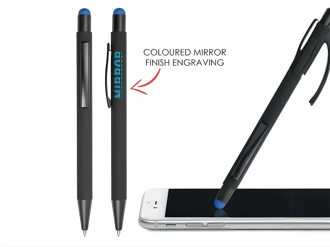 Aluminum Stylus Click Ballpoint Pen - View 2