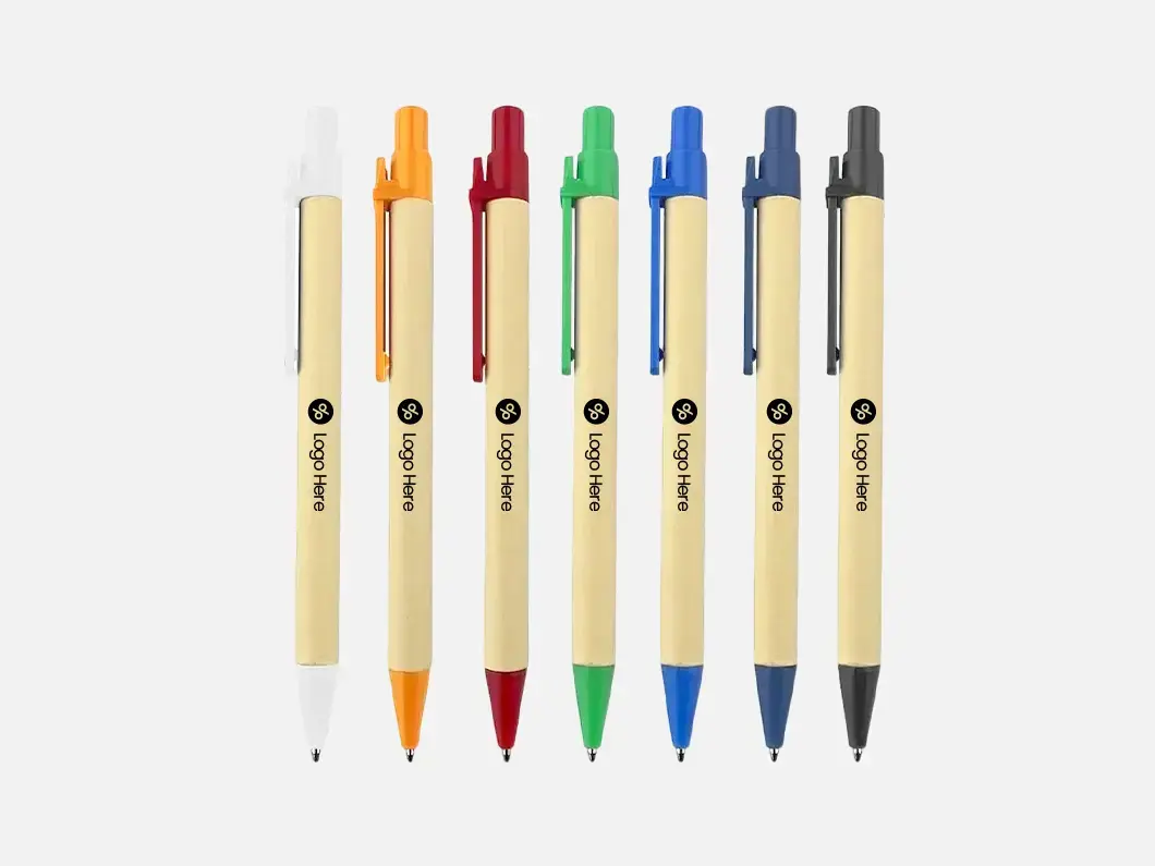 Recycled Paper Ballpoint Pens - View 1